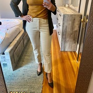 Loft Roll Cuff Girlfriend Chinos